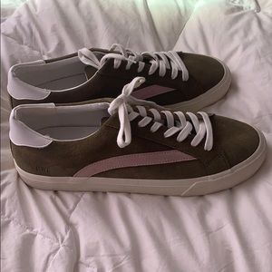 Madewell sidewalk low-top sneaker in suede size 10